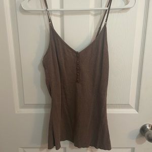 Fossil Brown Tank Top